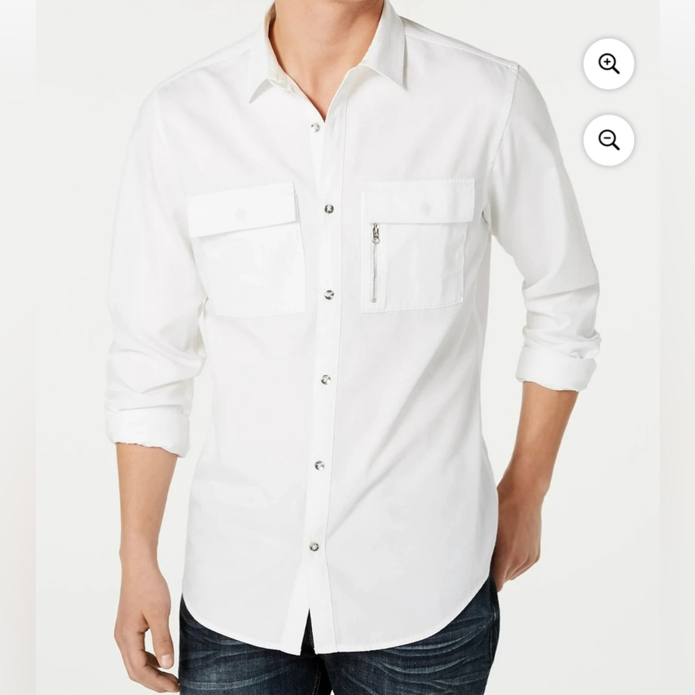 Men’s INC. 100% Cotton Long Sleeve Shirt from Macy’s